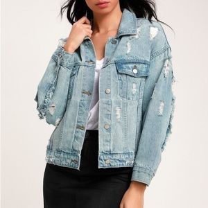 Destroyed Denim Jacket